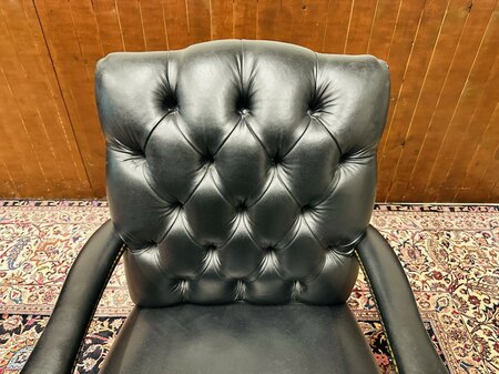 Klassisch Englisch Chesterfield Gainsborough bürostuhl Schwarz