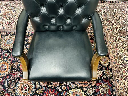 Klassisch Englisch Chesterfield Gainsborough bürostuhl Schwarz