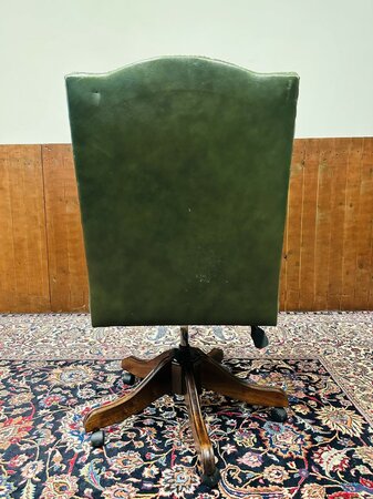 Klassisch Englisch Chesterfield Gainsborough bürostuhl grün