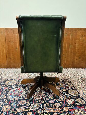 Englisch Chesterfield Gainsborough bürostuhl grün