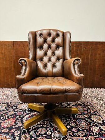 The Chesterfield Brand Director Stuhl Bureaustoel Braun