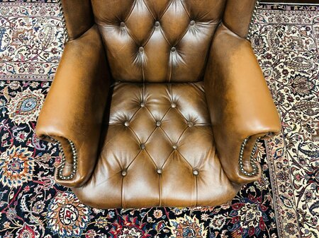 The Chesterfield Brand Director Stuhl Bureaustoel Braun