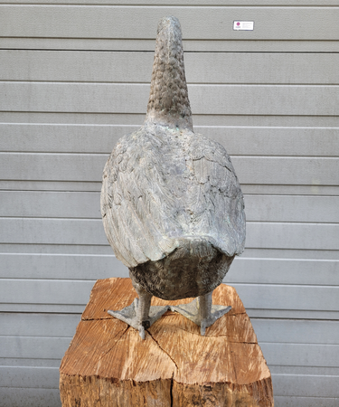 Antike bronzestatue von eines Schwan