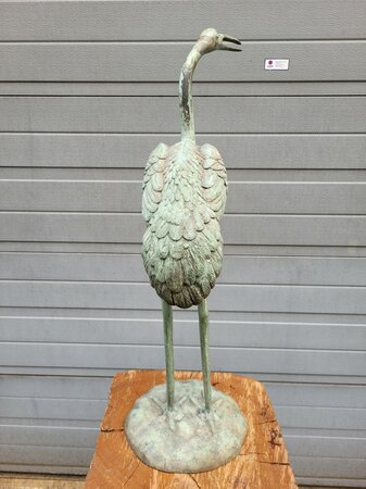 Antike bronze statue von eines Kran
