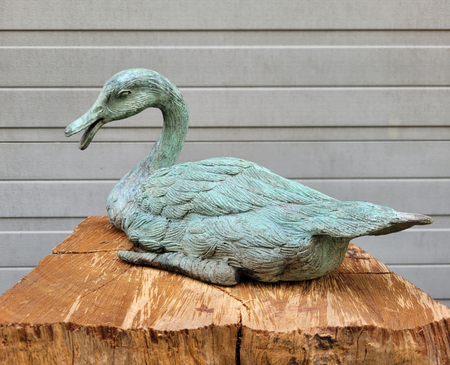 Antike bronze statue von eines Ente