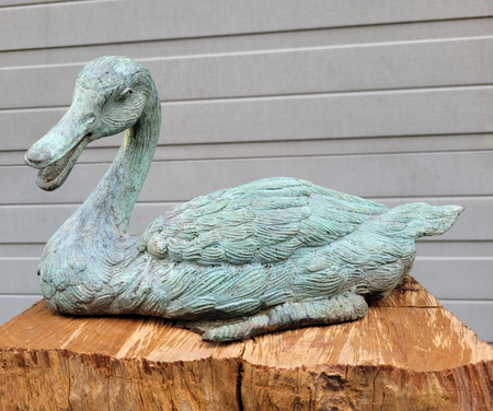 Antike bronze statue von eines Ente