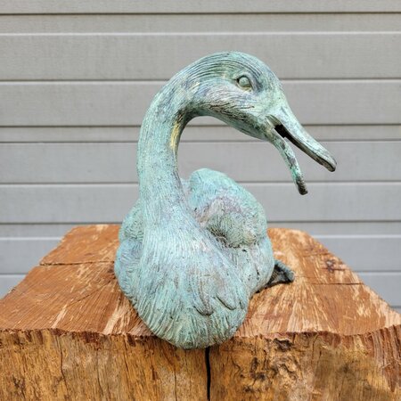 Antike bronze statue von eines Ente