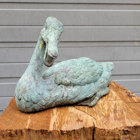 Antike bronze statue von eines Ente