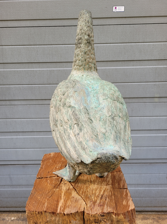 Antike bronzestatue von eines Schwan