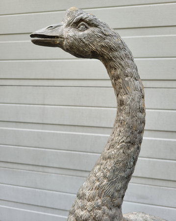 Bronze kunstwerk eines Goose