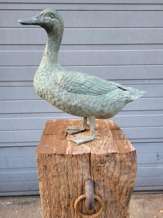 Antike bronze statue von eines Ente