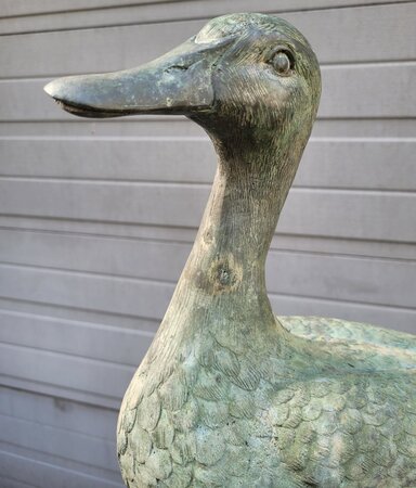 Antike bronze statue von eines Ente