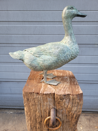 Antike bronze statue von eines Ente