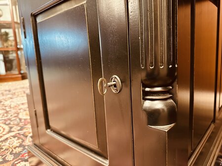 Klassischer englischer Chesterfield Schreibtisch Partnerdesk
