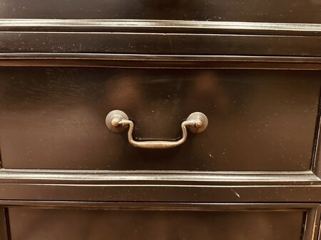 Klassischer englischer Chesterfield Schreibtisch Partnerdesk