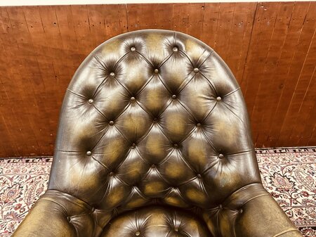 Chesterfield Bürostuhl Olive