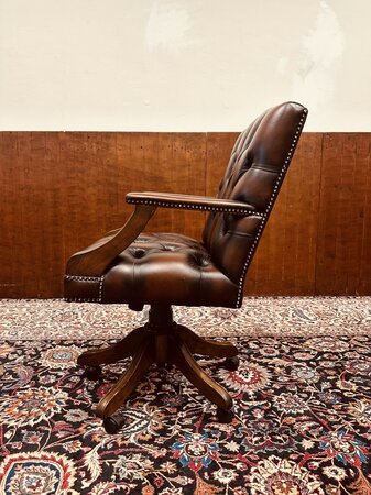 Chesterfield Bürostuhl Oxblood