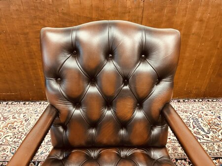 Chesterfield Bürostuhl Oxblood