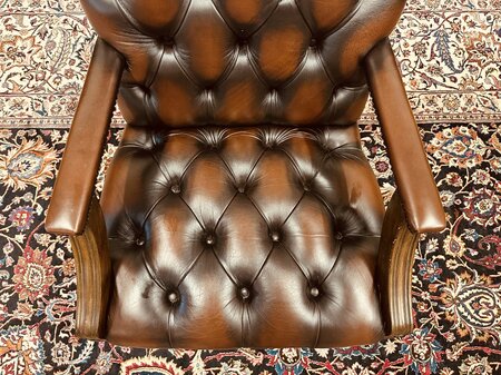 Chesterfield Bürostuhl Oxblood