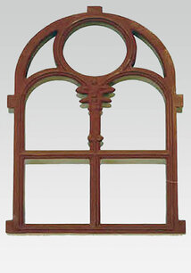 Antike gusseisen kirchenfenster - R2