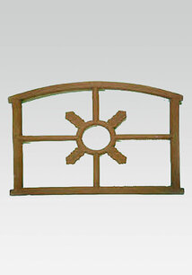 Rustikale gusseisen stallfenster - R3B
