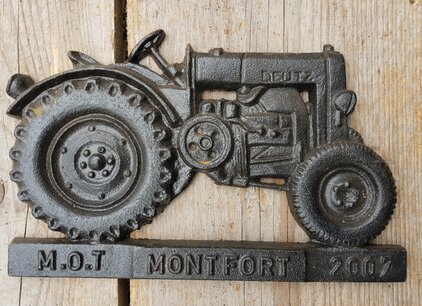 Gusseisen traktor ornament - OG26