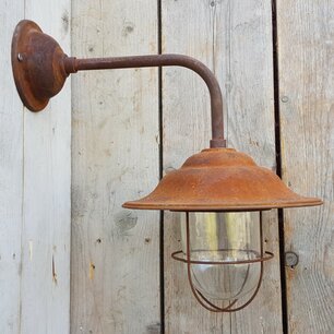 Rustikale wandlampe rost - WC13