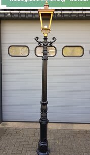 Gusslaterne Doetinchem mit kupfer quadratische lampenschirm