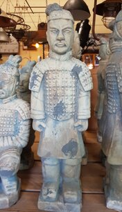 Chinesische terrakotta figur groß