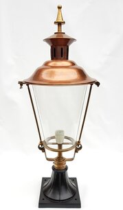 Runde kupfer laterne kopf 70 cm