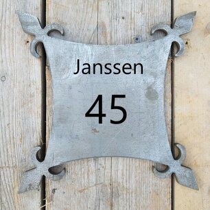 Historische Hausnummer schild - UB9