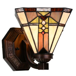 Quadratische Tiffany wandlampe
