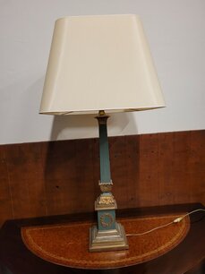 Antike Empire Schreibtischlampe Bronze