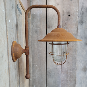 Rustikale wandlampe cortenstahl - WC19