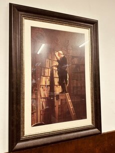 Klassischer Druck von Librarian 