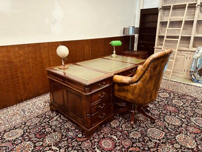 Antike englische Schreibtisch Partnerdesk