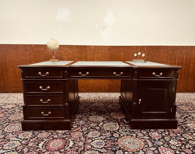Antike englische Schreibtisch Partnerdesk