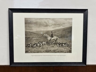 Drucken "Sir Frederick Chesterfield and his hounds"