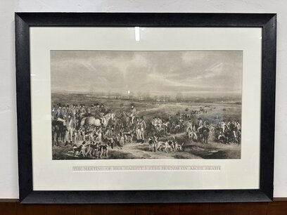 Drucken "The meeting of her majesty's stag hounds on ascot heath"