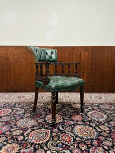 Engels Chesterfield Captain Chair Stuhl 