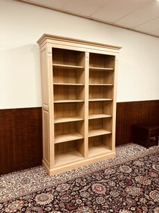 Landhaus Englische blasser Eiche Bücherregal