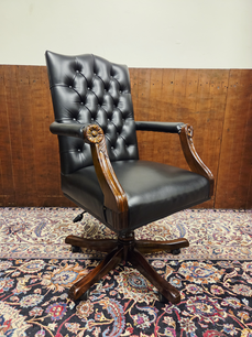 Englischer schwarze President Chair