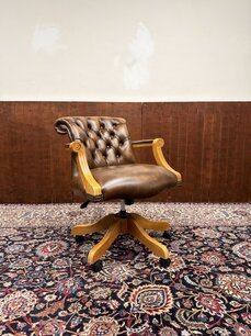 NEUEN! Klassischer englischer Chesterfield Bürostuhl