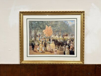 Klassischer Druck "The Balloon Seller" von Alan Maley