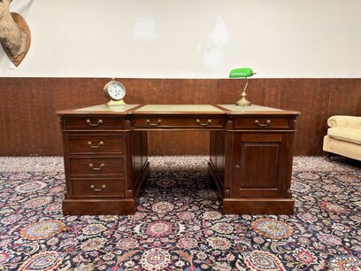 Englisch Chesterfield Schreibtisch Partnerdesk