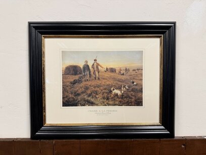 Drucken "Chasse a la perdix" in Farbe