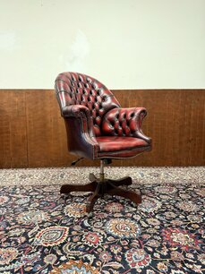 Englischer Springvale Chesterfield Bürostuhl Oxlbood