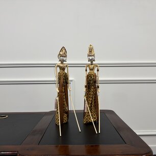 Antike Indonesische Wayang Golek Schattenpuppen