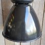 Antike schwarze fabriklampe  - HI22