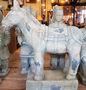 Chinesische terrakotta pferd groß